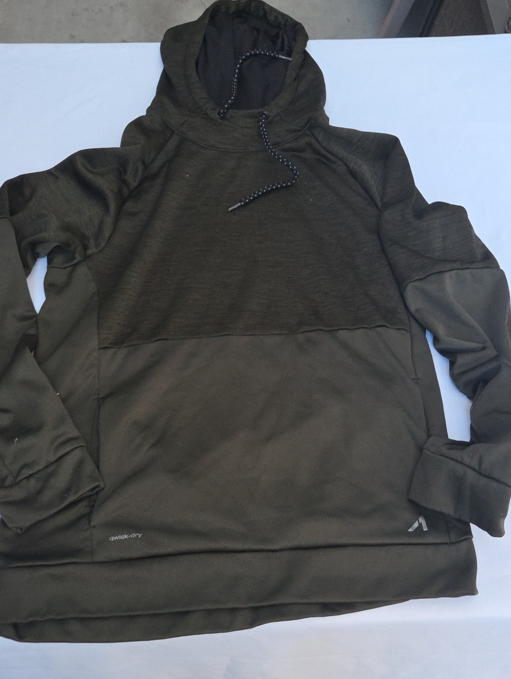 Source Unknown Men's Hooded Pullover — Olive Green